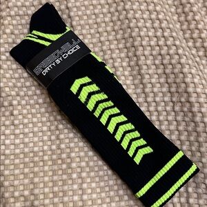 Breedwell Daycrawler Black & Neon Yellow Socks
